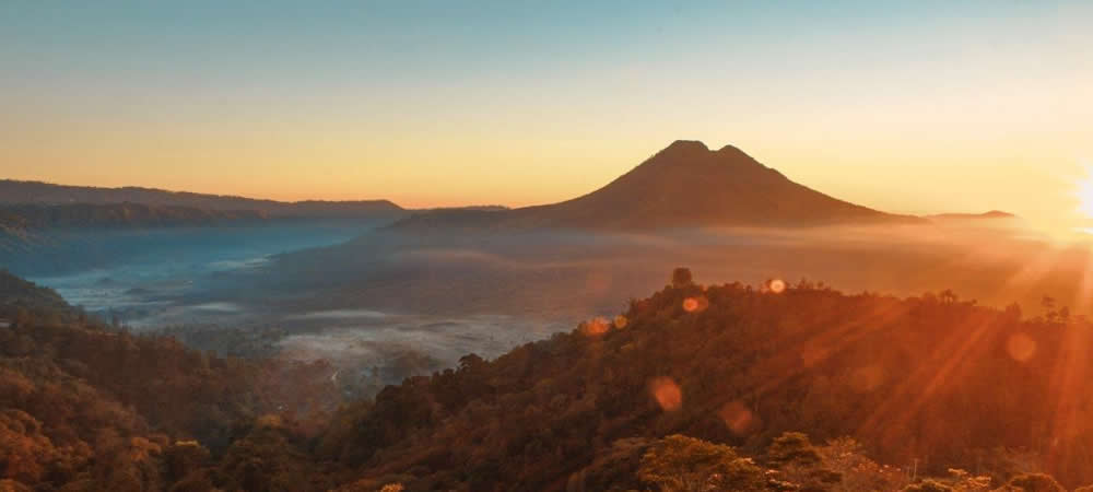 batur volcano